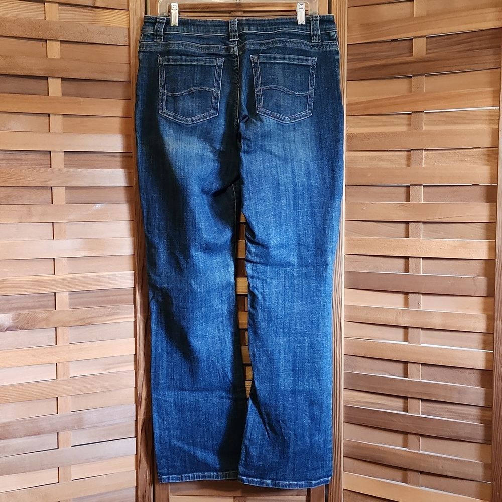 Lee Women's Slender Secret Denim Jeans Size 14 Cotton Spandex - Picture 2 of 12